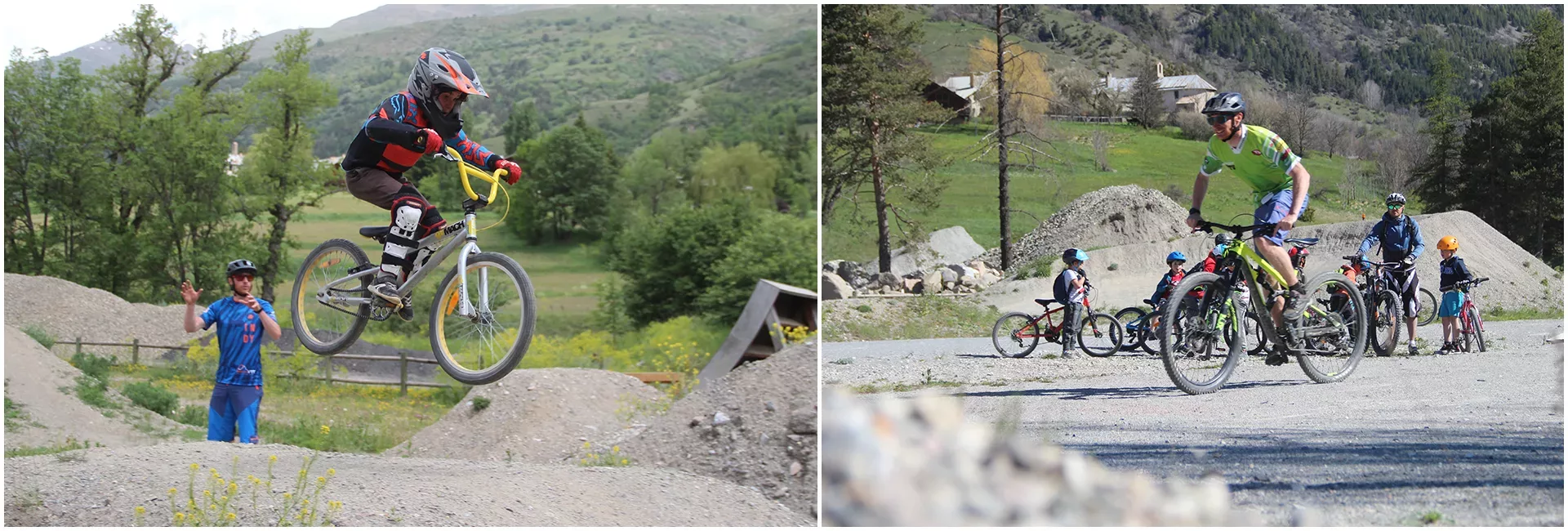jeune pratiquant de BMX a serre chevalier
